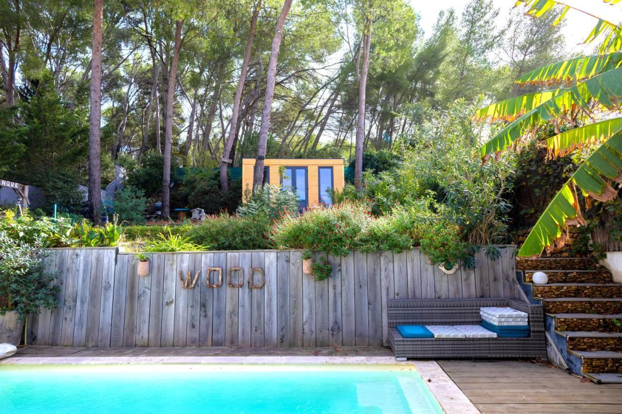 Charmant Studio Lodge Climatise Avec Jardin Et Vue Sur Le Pic Saint Loup Jacou Kültér fotó
